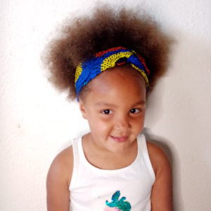bandeau bleu tropical photo pour enfants